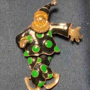 Clown Brooch